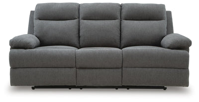 Side-Swipe Reclining Sofa with Drop Down Table - Dow Furniture (ME)