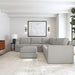 Flex 5-Seat Sectional with Standard Arm and Ottoman - Dow Furniture (ME)