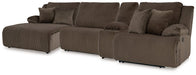 Top Tier Reclining Sectional with Chaise - Dow Furniture (ME)