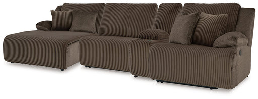 Top Tier Reclining Sectional with Chaise - Dow Furniture (ME)