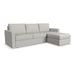 Flex Sofa with Standard Arm and Ottoman - Dow Furniture (ME)
