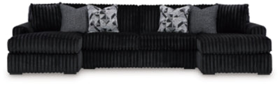 Midnight-Madness Sectional with Chaise - Dow Furniture (ME)