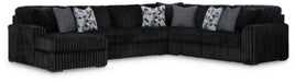 Midnight-Madness Sectional with Chaise - Dow Furniture (ME)
