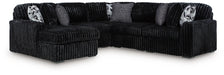 Midnight-Madness Sectional with Chaise - Dow Furniture (ME)