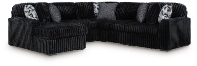 Midnight-Madness Sectional with Chaise - Dow Furniture (ME)