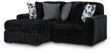 Midnight-Madness Sectional with Chaise - Dow Furniture (ME)