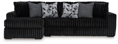 Midnight-Madness Sectional Sofa with Chaise - Dow Furniture (ME)