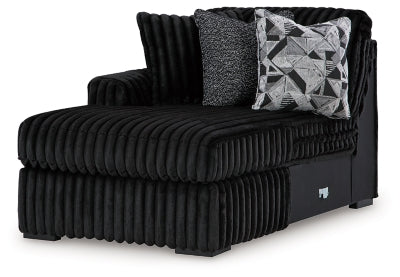 Midnight-Madness Sectional with Chaise - Dow Furniture (ME)