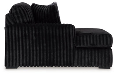 Midnight-Madness Sectional with Chaise - Dow Furniture (ME)