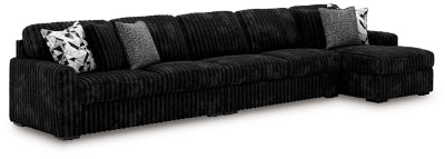 Midnight-Madness Sectional with Chaise - Dow Furniture (ME)