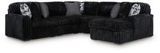 Midnight-Madness Sectional with Chaise - Dow Furniture (ME)