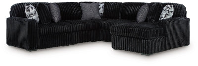 Midnight-Madness Sectional with Chaise - Dow Furniture (ME)