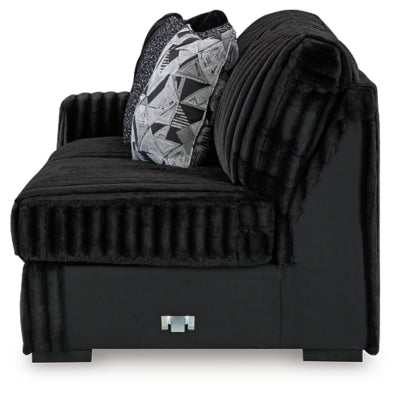 Midnight-Madness Sectional with Chaise - Dow Furniture (ME)