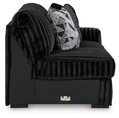 Midnight-Madness Sectional with Chaise - Dow Furniture (ME)