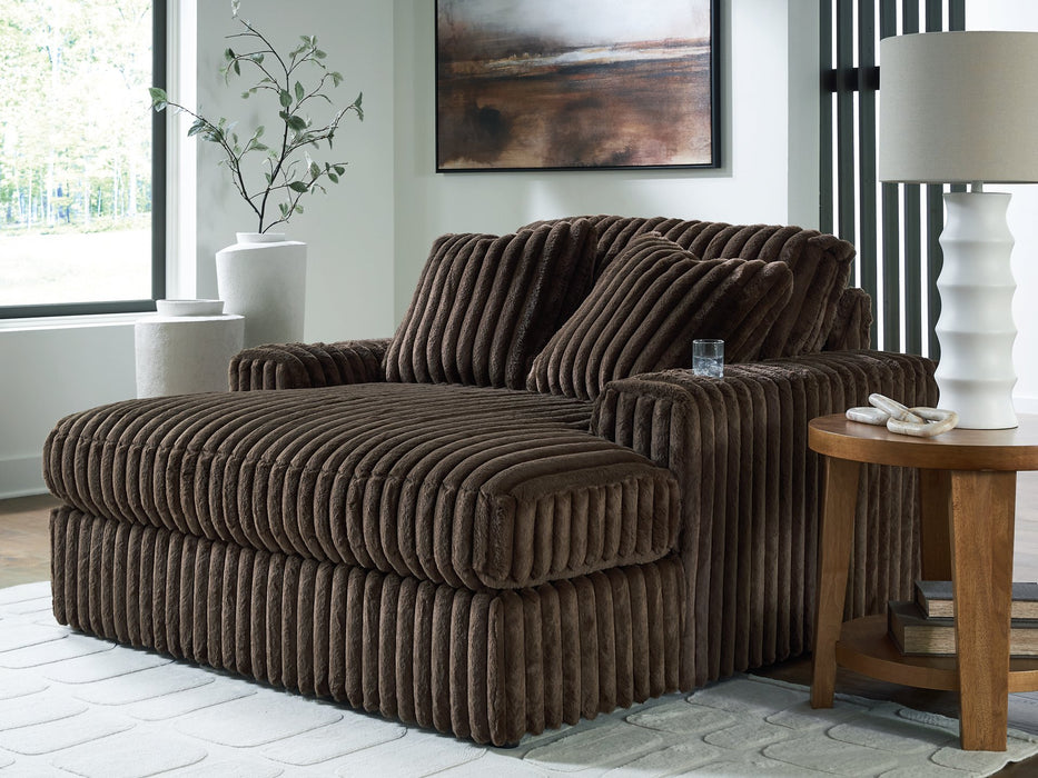 Midnight-Madness Oversized Chaise - Dow Furniture (ME)