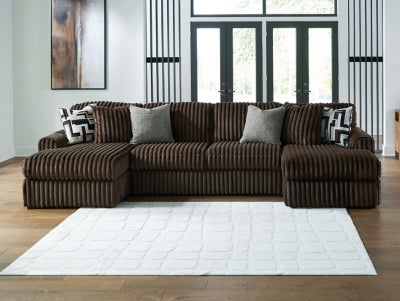 Midnight-Madness Sectional with Chaise - Dow Furniture (ME)