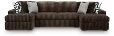 Midnight-Madness Sectional with Chaise - Dow Furniture (ME)