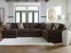 Midnight-Madness Sectional with Chaise - Dow Furniture (ME)
