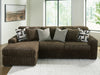 Midnight-Madness Sectional Sofa with Chaise - Dow Furniture (ME)