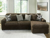 Midnight-Madness Sectional Sofa with Chaise - Dow Furniture (ME)