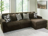 Midnight-Madness Sectional Sofa with Chaise - Dow Furniture (ME)