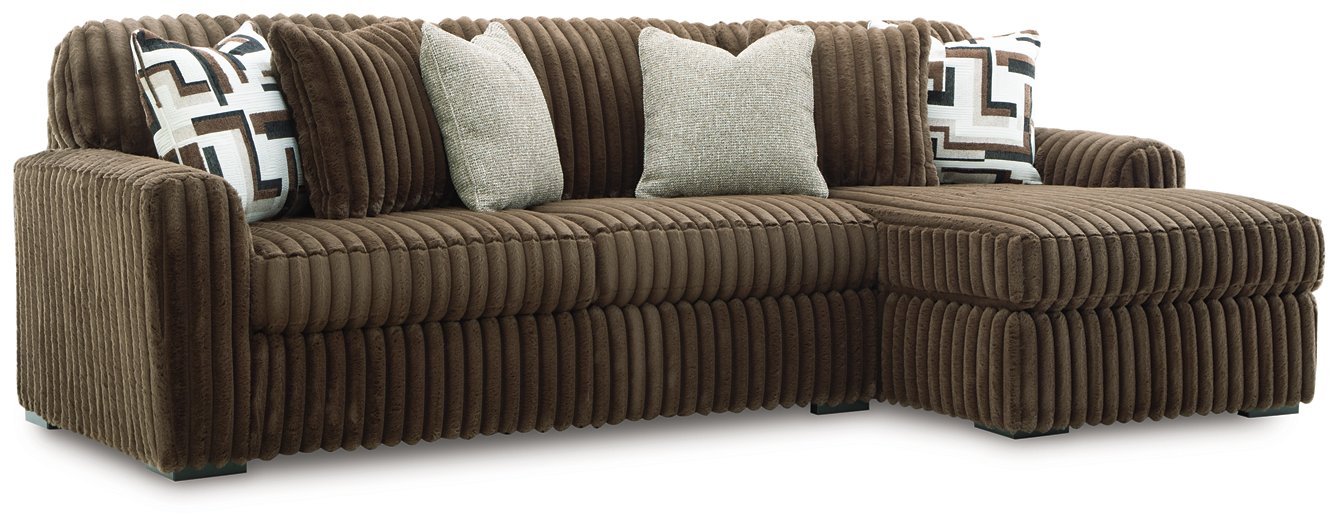 Midnight-Madness Sectional Sofa with Chaise - Dow Furniture (ME)