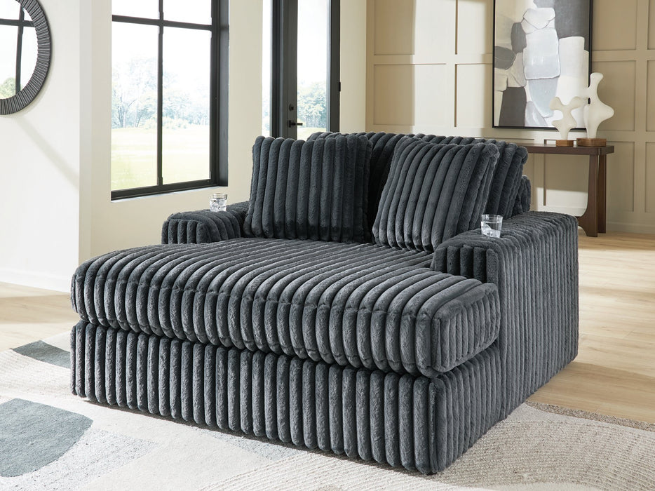 Midnight-Madness Oversized Chaise - Dow Furniture (ME)