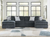 Midnight-Madness Sectional with Chaise - Dow Furniture (ME)