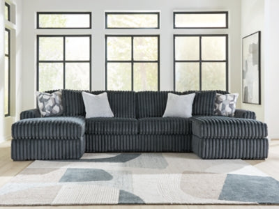 Midnight-Madness Sectional with Chaise - Dow Furniture (ME)