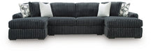 Midnight-Madness Sectional with Chaise - Dow Furniture (ME)