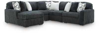 Midnight-Madness Sectional with Chaise - Dow Furniture (ME)