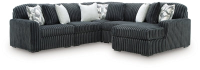 Midnight-Madness Sectional with Chaise - Dow Furniture (ME)