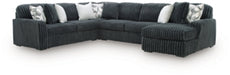 Midnight-Madness Sectional with Chaise - Dow Furniture (ME)