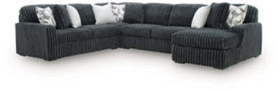 Midnight-Madness Sectional with Chaise - Dow Furniture (ME)