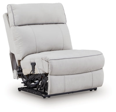 Social Pointe Reclining Sectional with Storage Consoles - Dow Furniture (ME)