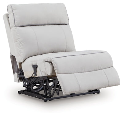 Social Pointe Reclining Sectional with Storage Consoles - Dow Furniture (ME)