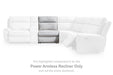 Social Pointe Reclining Sectional with Storage Consoles - Dow Furniture (ME)