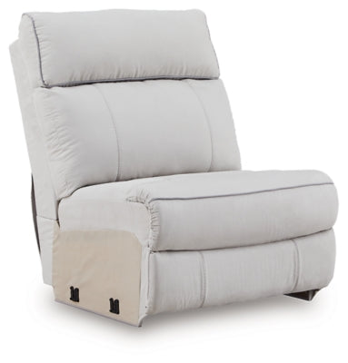 Social Pointe Reclining Sectional with Storage Consoles - Dow Furniture (ME)