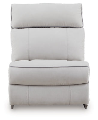 Social Pointe Reclining Sectional with Storage Consoles - Dow Furniture (ME)