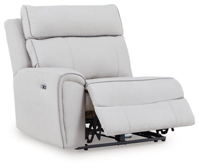 Social Pointe Reclining Sectional with Storage Consoles - Dow Furniture (ME)