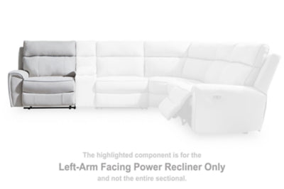 Social Pointe Reclining Sectional with Storage Consoles - Dow Furniture (ME)