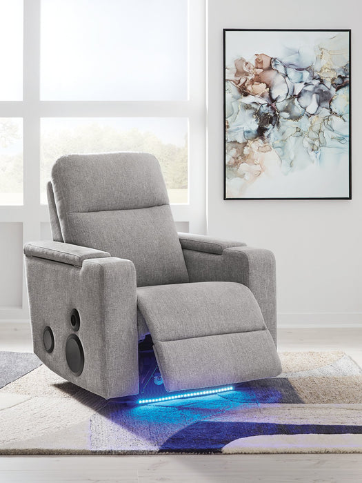 Pineland Power Glider Recliner with Audio System - Dow Furniture (ME)