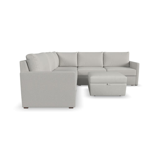Flex 5-Seat Sectional with Narrow Arm and Storage Ottoman - 5000003371 - Dow Furniture (ME)