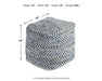 Chevron Pouf - Dow Furniture (ME)