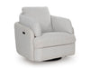 Alainmont Next-Gen Nuvella Swivel Power Recliner - Dow Furniture (ME)