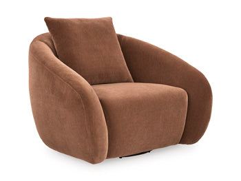 Yahya Swivel Accent Chair - Dow Furniture (ME)
