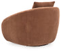 Yahya Swivel Accent Chair - Dow Furniture (ME)