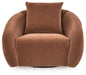 Yahya Swivel Accent Chair - Dow Furniture (ME)