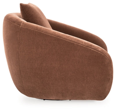 Yahya Swivel Accent Chair - Dow Furniture (ME)