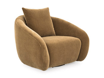 Yahya Swivel Accent Chair - Dow Furniture (ME)